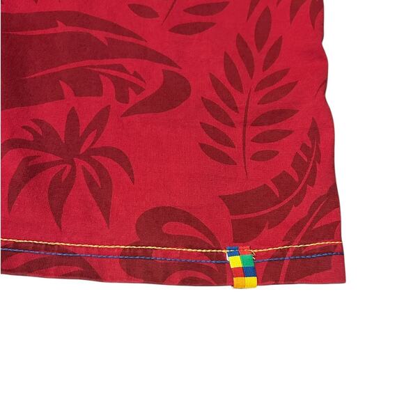 Vintage Coogi 4XL Parrot Graphic Shirt Red Tropical Print Y2K Streetwear - Picture 4 of 9